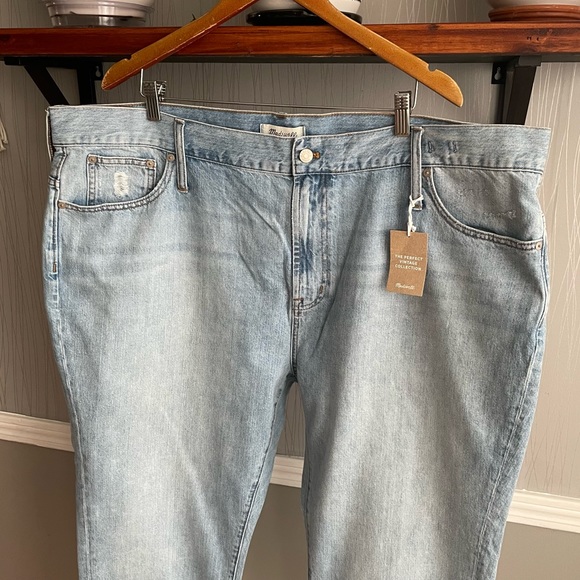 Madewell The Perfect Vintage Jean in Ellicott Wash Plus Size 37 / US 24 - Picture 5 of 13